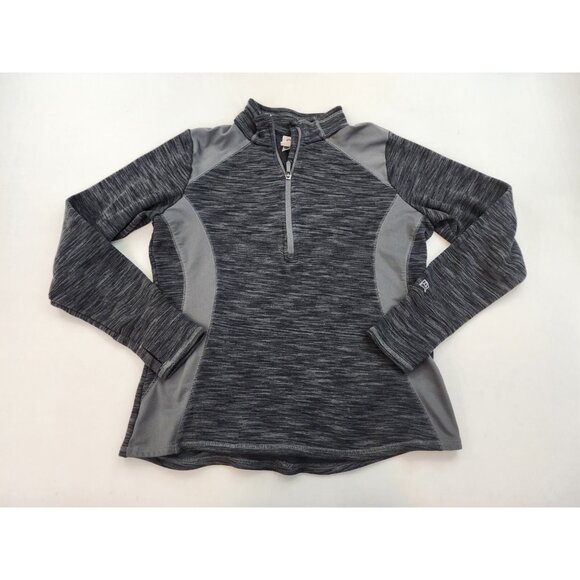 Avalanche Women Size Large Gray 1/4 Zip Lightweight Athletic Jacket Thumb Holes - Picture 1 of 9